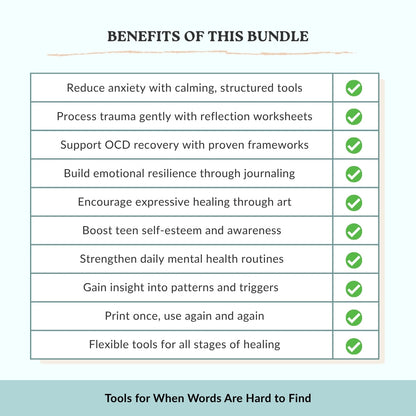 Therapy and Recovery Bundle – Calm Anxiety, Heal Trauma, Reclaim Peace